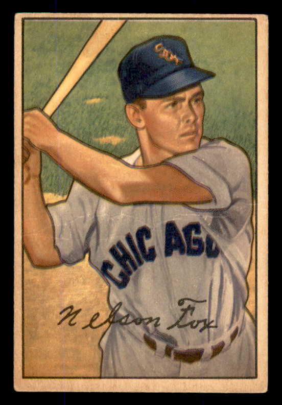 1952 Bowman Baseball #021 Nellie Fox White Sox GD-VG 545923