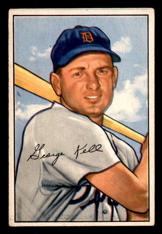1952 Bowman Baseball #075 George Kell Tigers EX 545925