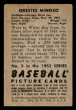 1952 Bowman Baseball #005 Minnie Minoso White Sox EX 545927