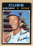 1971 Topps Baseball #525 Ernie Banks Cubs EX 545929
