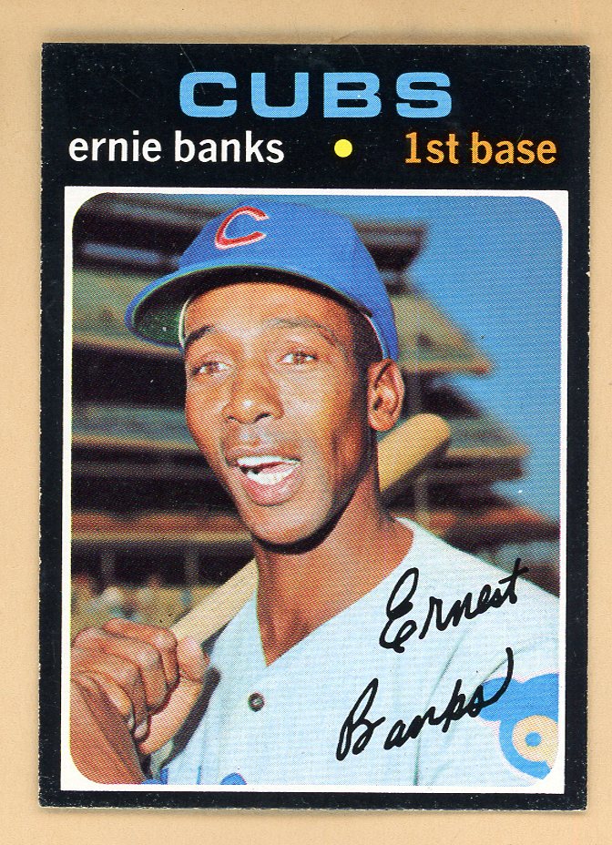 1971 Topps Baseball #525 Ernie Banks Cubs EX-MT 545930