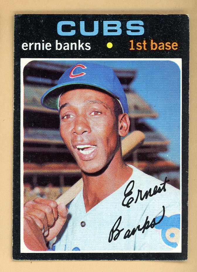 1971 Topps Baseball #525 Ernie Banks Cubs EX-MT 545931