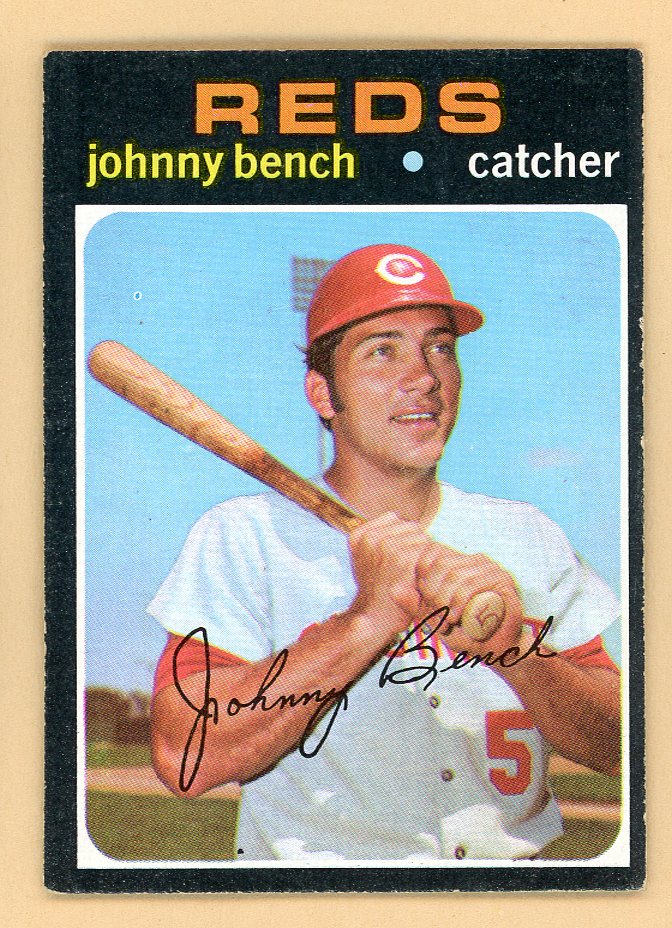 1971 Topps Baseball #250 Johnny Bench Reds EX 545933