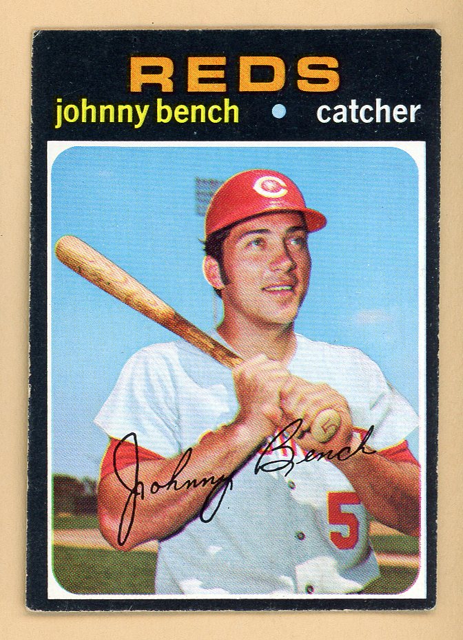 1971 Topps Baseball #250 Johnny Bench Reds EX 545934