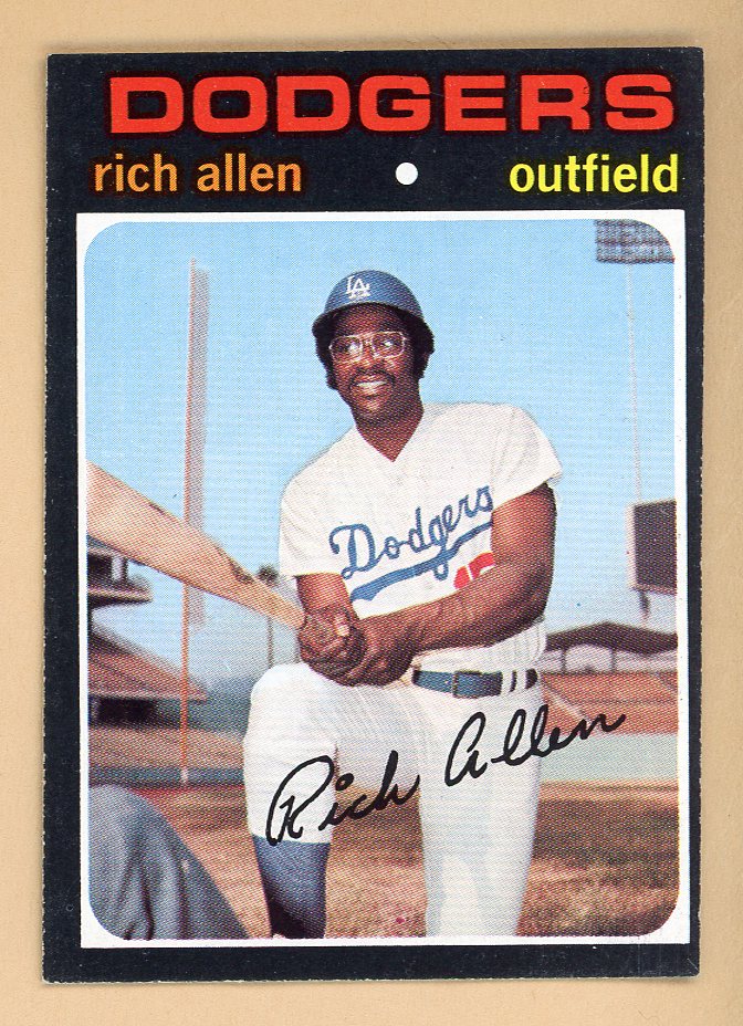 1971 Topps Baseball #650 Rich Allen Dodgers EX-MT 545940