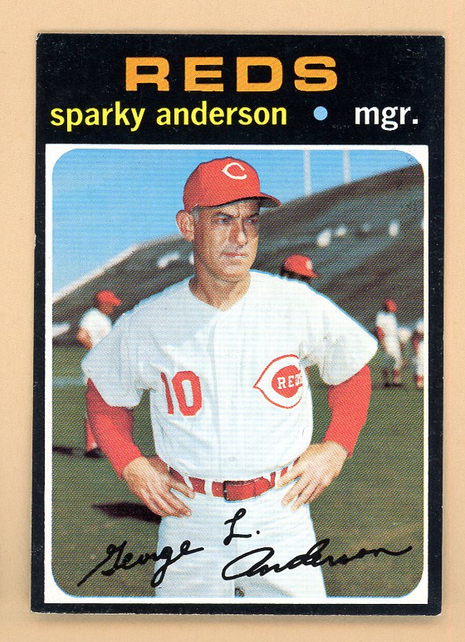 1971 Topps Baseball #688 Sparky Anderson Reds EX-MT 545945