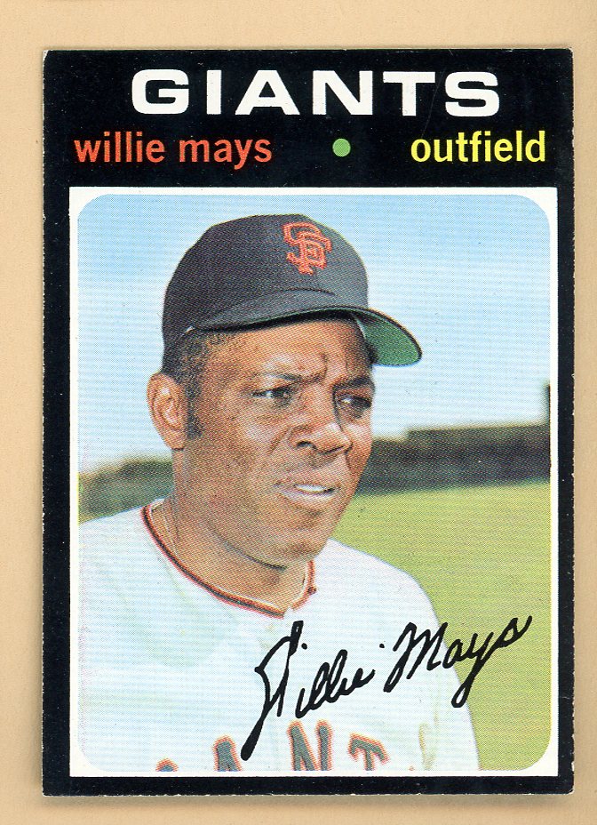 1971 Topps Baseball #600 Willie Mays Giants EX-MT 545946