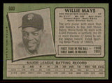 1971 Topps Baseball #600 Willie Mays Giants EX-MT 545946