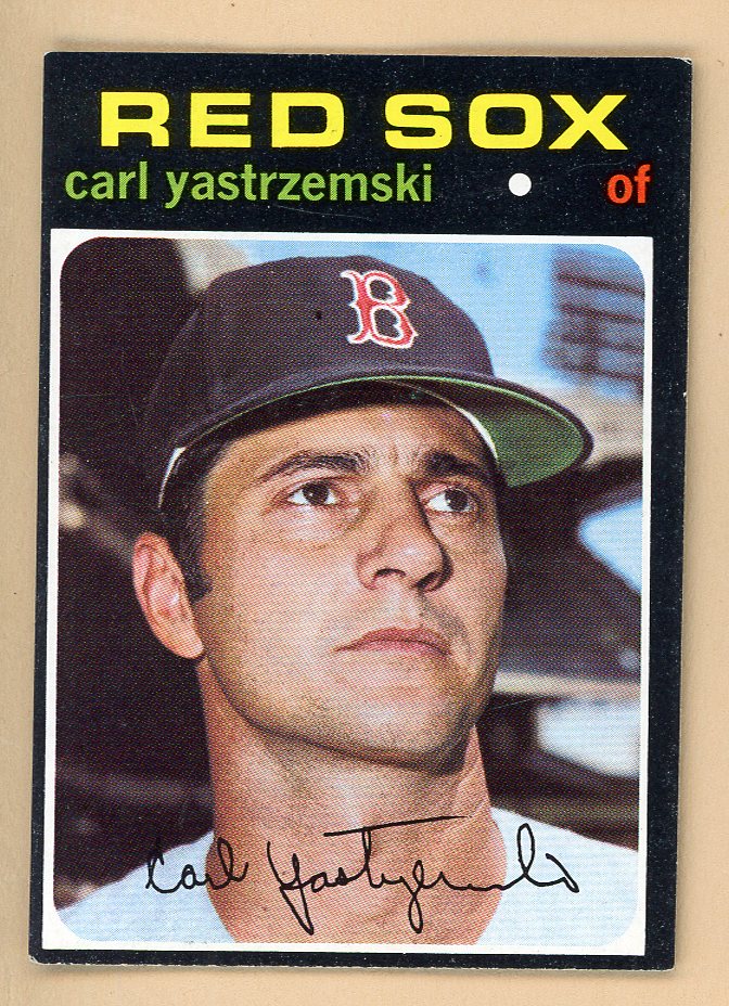 1971 Topps Baseball #530 Carl Yastrzemski Red Sox EX+/EX-MT 545950