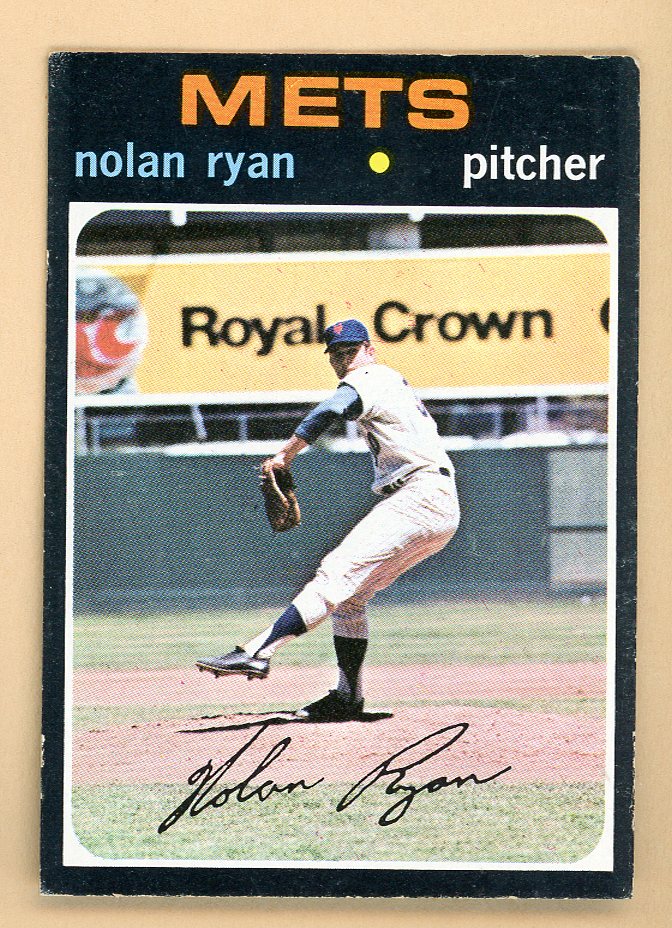 1971 Topps Baseball #513 Nolan Ryan Mets EX 545955