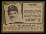 1971 Topps Baseball #100 Pete Rose Reds EX 545956