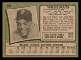 1971 Topps Baseball #600 Willie Mays Giants EX-MT 545962