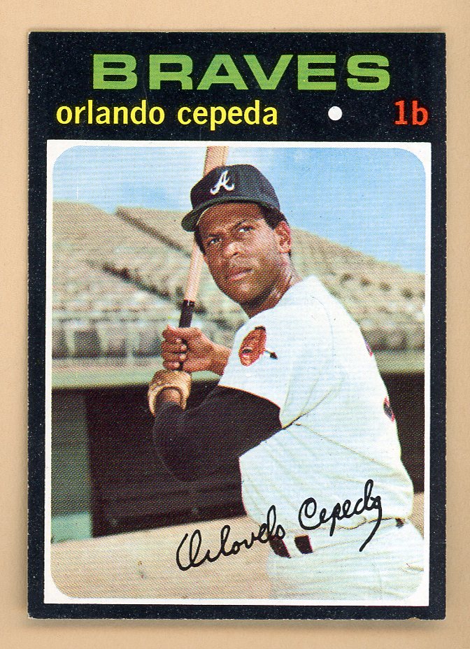 1971 Topps Baseball #605 Orlando Cepeda Braves EX-MT/NR-MT 545964