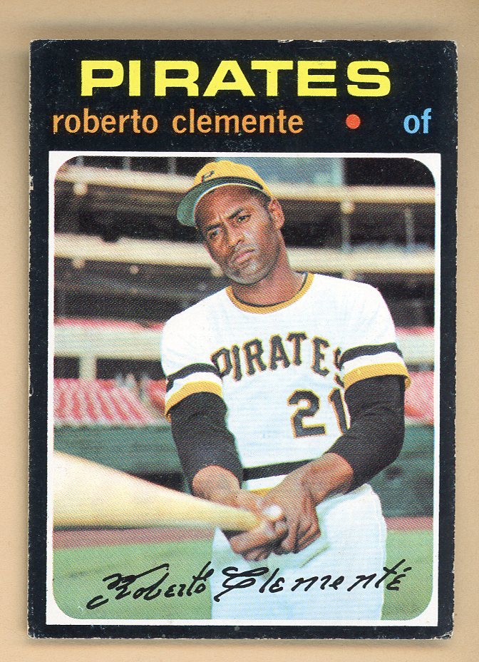 1971 Topps Baseball #630 Roberto Clemente Pirates VG-EX 545967