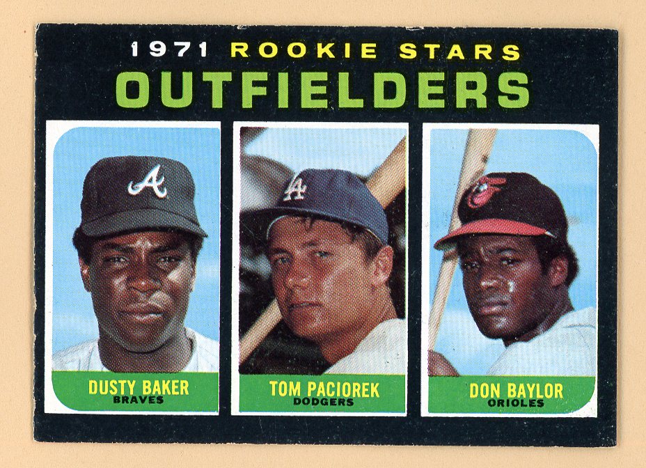 1971 Topps Baseball #709 Dusty Baker Don Baylor EX-MT 545969