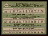 1971 Topps Baseball #709 Dusty Baker Don Baylor EX-MT 545969