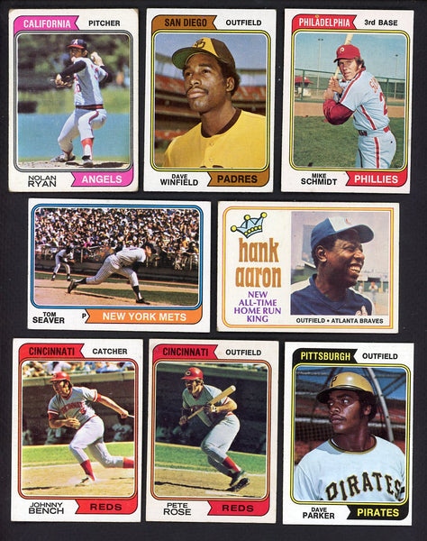 1974 Topps Baseball Complete Set EX-MT Winfield Aaron Ryan 545973