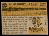1960 Topps Baseball #529 Norm Sherry Dodgers EX-MT 545978