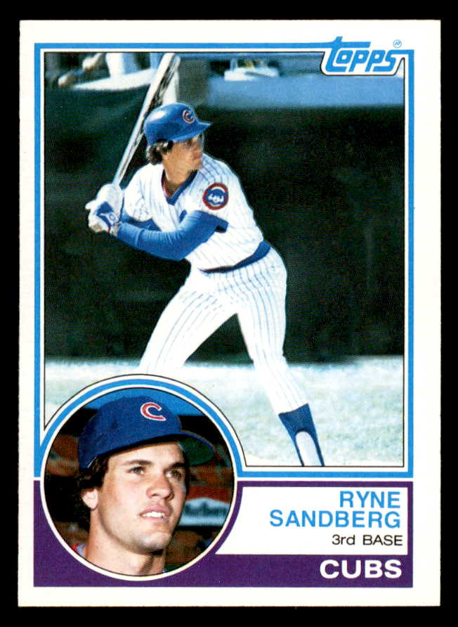 1983 Topps #083 Ryne Sandberg Cubs NR-MT 545983