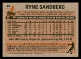 1983 Topps #083 Ryne Sandberg Cubs NR-MT 545983