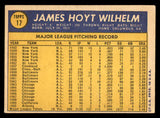 1970 Topps Baseball #017 Hoyt Wilhelm Braves VG-EX 545992