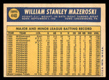 1970 Topps Baseball #440 Bill Mazeroski Pirates EX+/EX-MT 545995