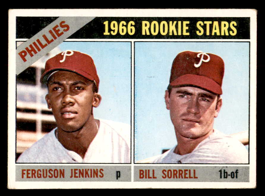 1966 Topps Baseball #254 Fergie Jenkins Phillies VG-EX 545997
