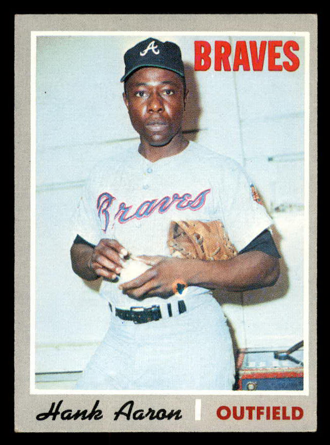 1970 Topps Baseball #500 Hank Aaron Braves EX+/EX-MT 546000