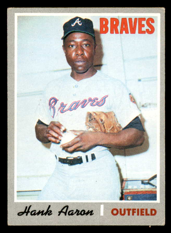 1970 Topps Baseball #500 Hank Aaron Braves VG-EX 546001