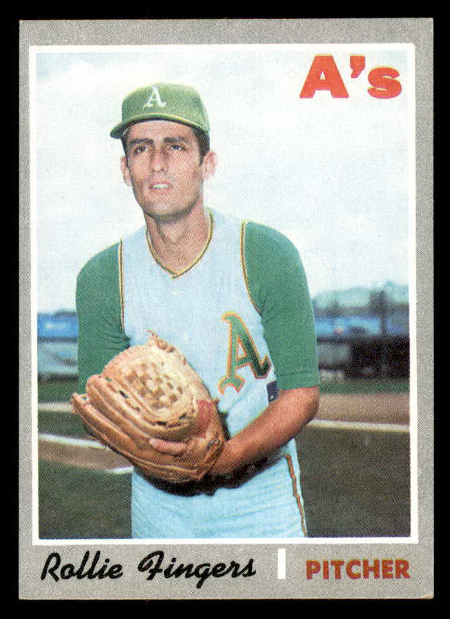 1970 Topps Baseball #502 Rollie Fingers A's EX-MT 546007