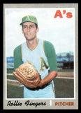 1970 Topps Baseball #502 Rollie Fingers A's EX-MT 546007