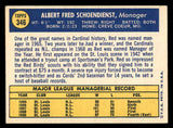 1970 Topps Baseball #346 Red Schoendienst Cardinals EX 546016