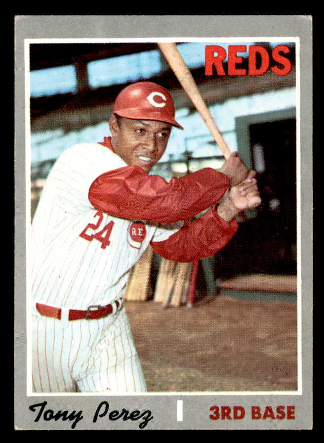 1970 Topps Baseball #380 Tony Perez Reds EX 546025