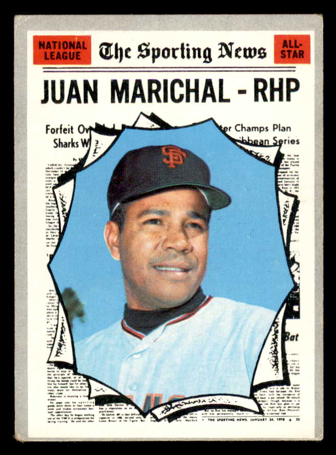 1970 Topps Baseball #466 Juan Marichal A.S. Giants VG-EX 546027