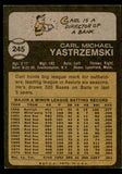 1973 Topps Baseball #245 Carl Yastrzemski Red Sox EX-MT 546036