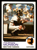 1973 Topps Baseball #142 Thurman Munson Yankees VG-EX 546043