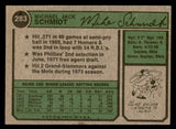 1974 Topps Baseball #283 Mike Schmidt Phillies EX 546059
