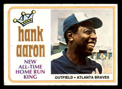 1974 Topps Baseball #001 Hank Aaron Braves VG-EX 546061