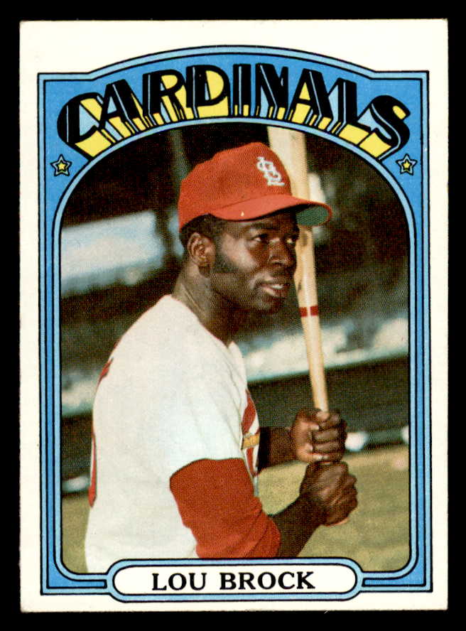 1972 Topps Baseball #200 Lou Brock Cardinals EX-MT 546070