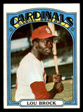 1972 Topps Baseball #200 Lou Brock Cardinals EX-MT 546070