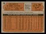1972 Topps Baseball #200 Lou Brock Cardinals EX-MT 546070