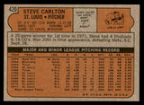 1972 Topps Baseball #420 Steve Carlton Cardinals VG-EX 546072