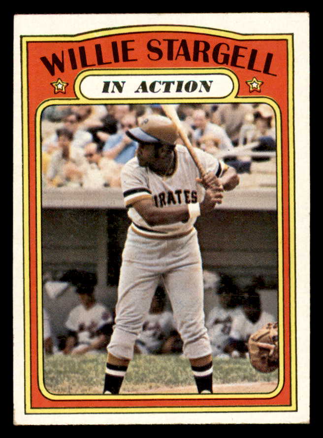 1972 Topps Baseball #448 Willie Stargell IA Pirates EX 546081