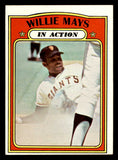 1972 Topps Baseball #050 Willie Mays IA Giants VG-EX 546085