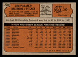 1972 Topps Baseball #270 Jim Palmer Orioles VG-EX 546086