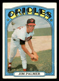 1972 Topps Baseball #270 Jim Palmer Orioles VG-EX 546087
