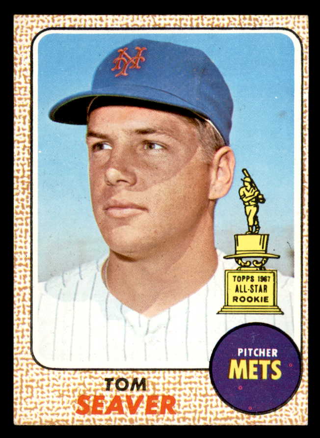 1968 Topps Baseball #045 Tom Seaver Mets EX-MT 546092