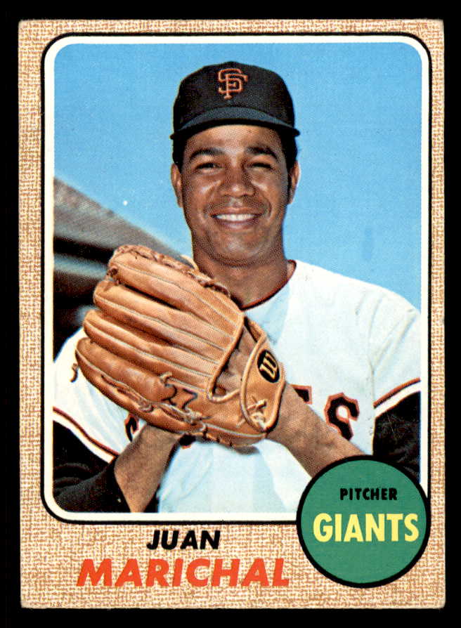 1968 Topps Baseball #205 Juan Marichal Giants EX 546098