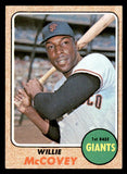 1968 Topps Baseball #290 Willie McCovey Giants VG-EX 546099