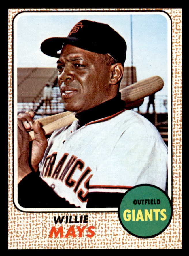 1968 Topps Baseball #050 Willie Mays Giants EX-MT 546103